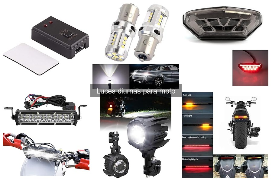 ** Errores comunes al instalar luces diurnas en motos