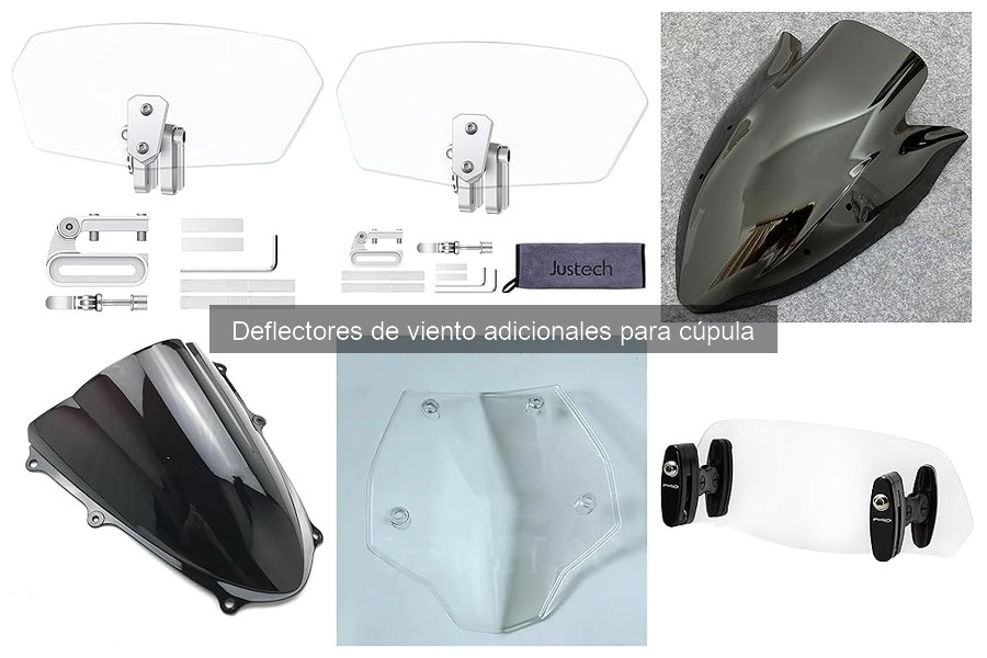 Errores comunes al usar deflectores de viento en motos