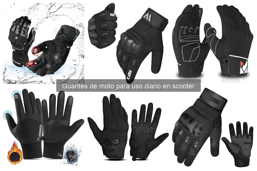 Errores comunes al usar guantes de moto en scooter