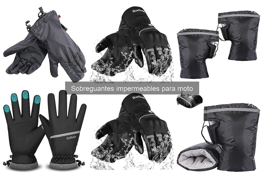 Errores comunes al usar sobreguantes impermeables para moto