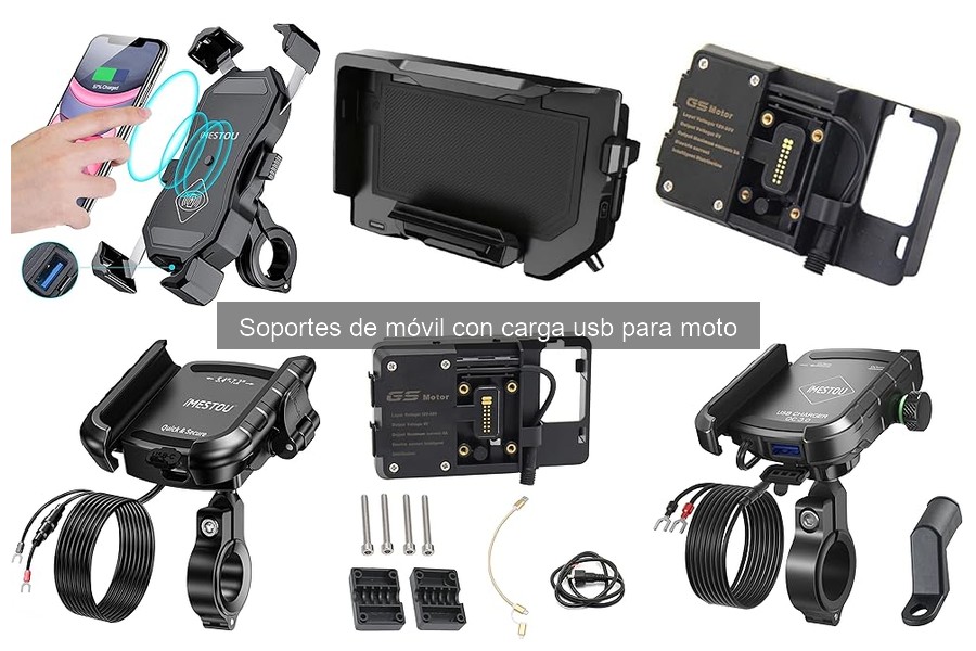 Errores comunes al usar soportes de móvil con carga USB en moto