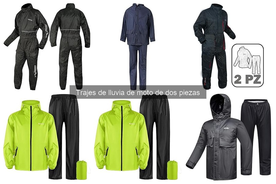 Errores comunes al usar trajes de lluvia de moto de 2 piezas