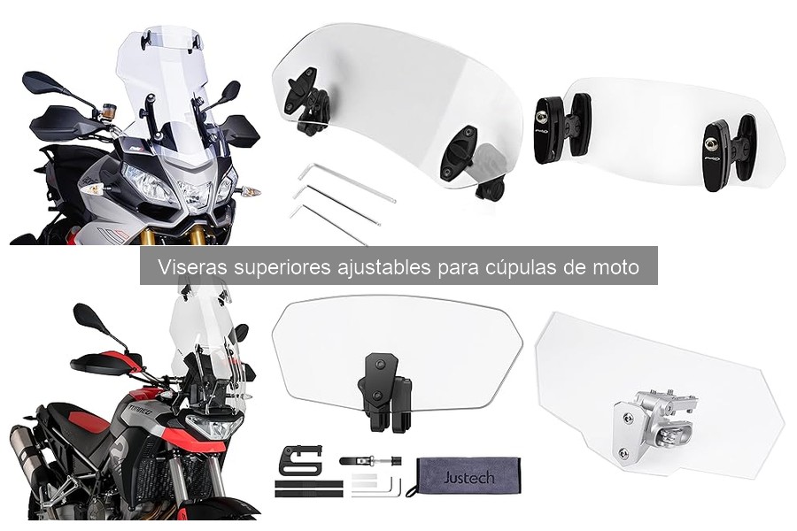 ¿Es Necesaria una Visera Superior Ajustable para Tu Moto?