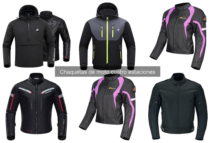 Estilos y Diseños Populares de Chaquetas de Moto 4 Estaciones