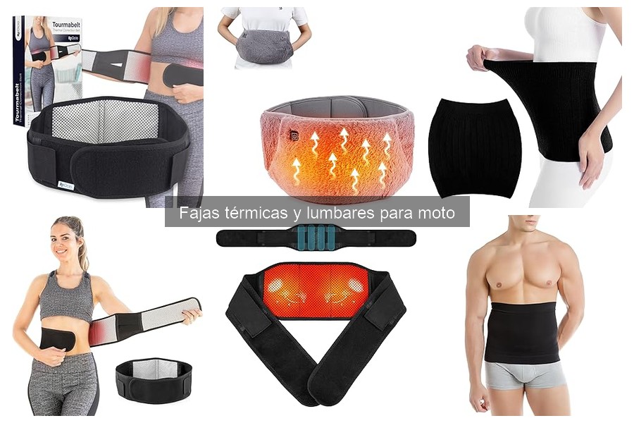 Fajas térmicas y lumbares para moto: ¿Qué son y beneficios?