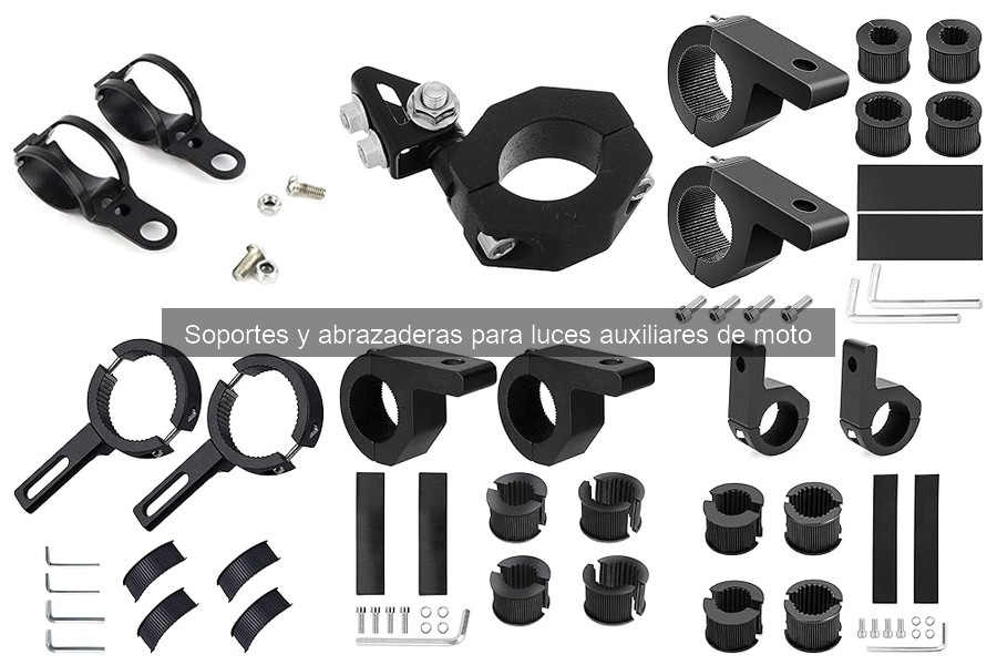 FAQ sobre Soportes y Abrazaderas para Luces Auxiliares de Moto