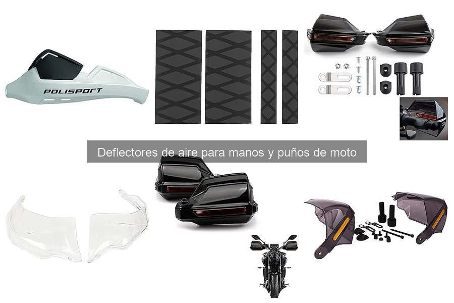 ¿Funcionan los deflectores de aire para manos en moto?