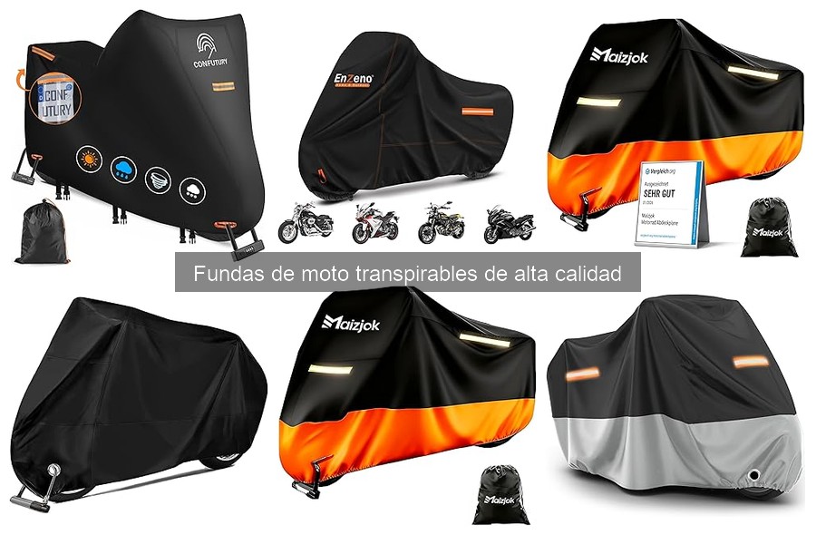 Fundas de moto transpirables para chopper, sport y touring