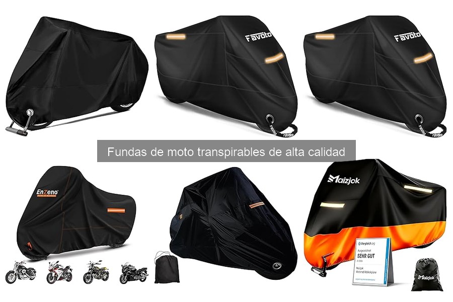Fundas de moto transpirables vs. impermeables: ¿cuál elegir?