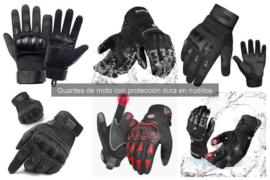 Guantes de moto con protección dura: seguridad y comodidad