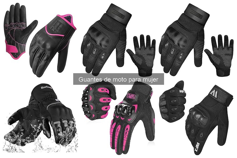 Guantes de moto para mujer económicos y de calidad