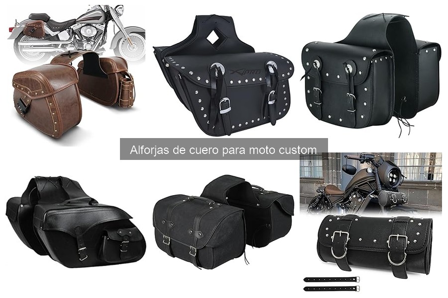 Guía de compra de alforjas de cuero para moto custom