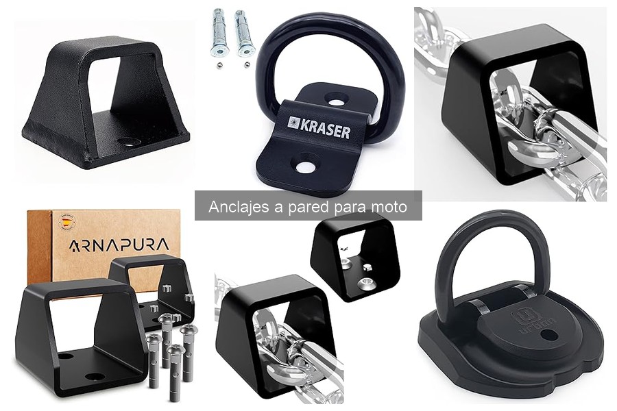 Guía de compra de anclajes a pared para moto