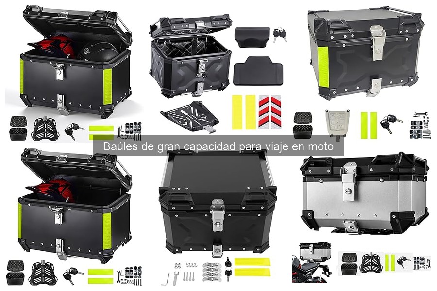 Guía de compra de baúles de gran capacidad para moto