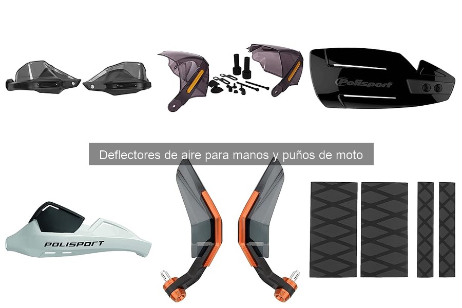 Guía de compra de deflectores de aire para manos de moto