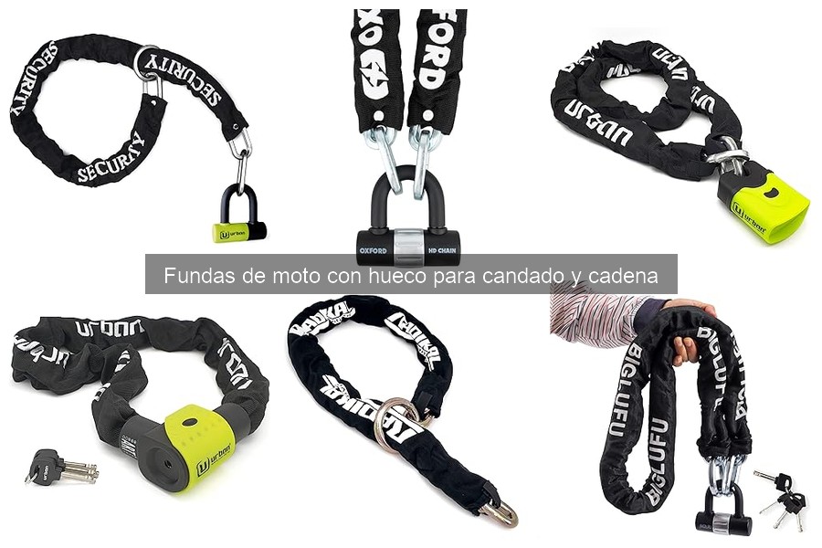 Guía de compra de fundas de moto con hueco para candado