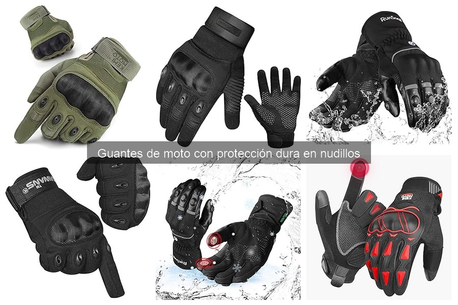 Guía de compra de guantes de moto con protección dura