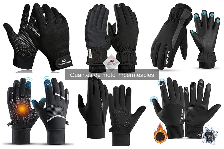 Guía de compra de guantes de moto impermeables