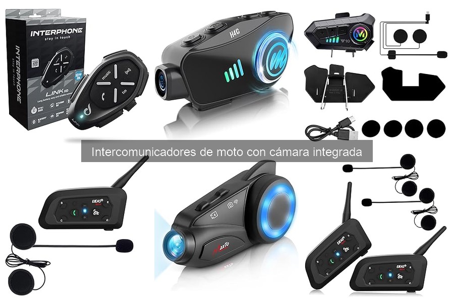 Guía de compra de intercomunicadores de moto con cámara