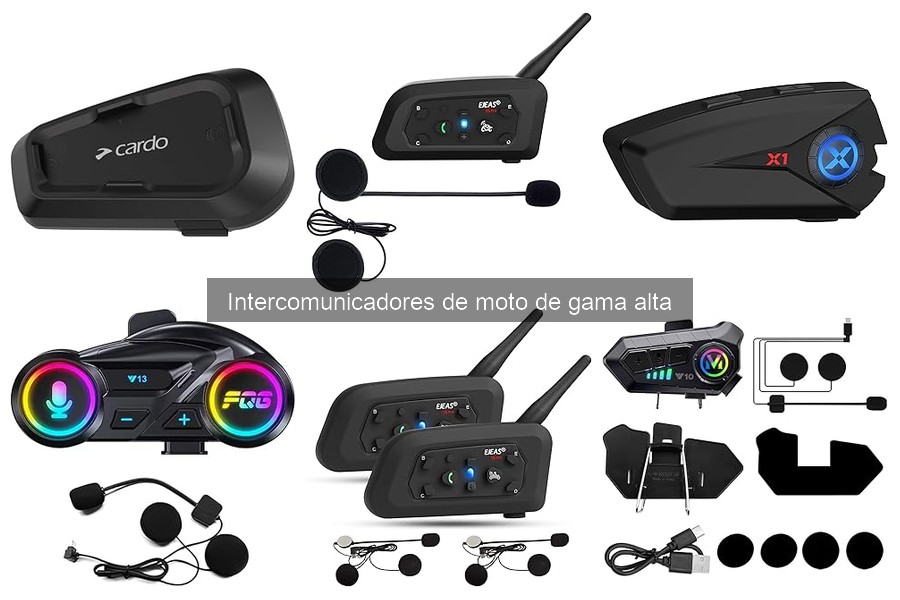 Guía de compra intercomunicadores de moto de gama alta