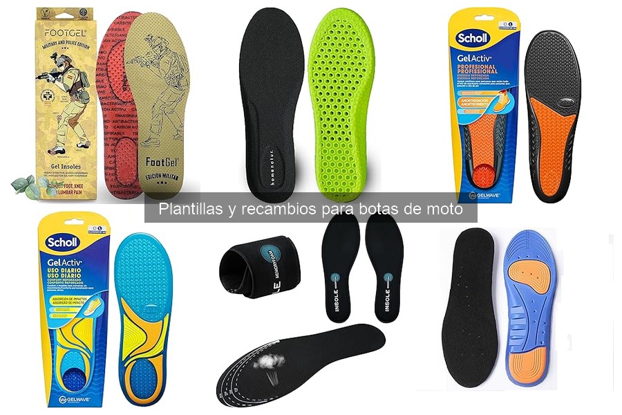 Guía de compra: Plantillas y recambios para botas de moto