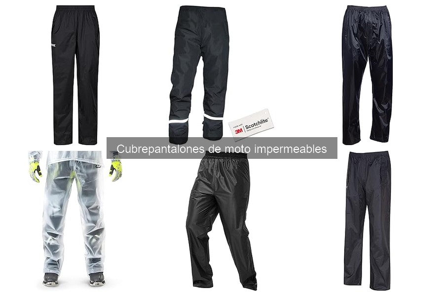 Guía para elegir cubrepantalones de moto impermeables
