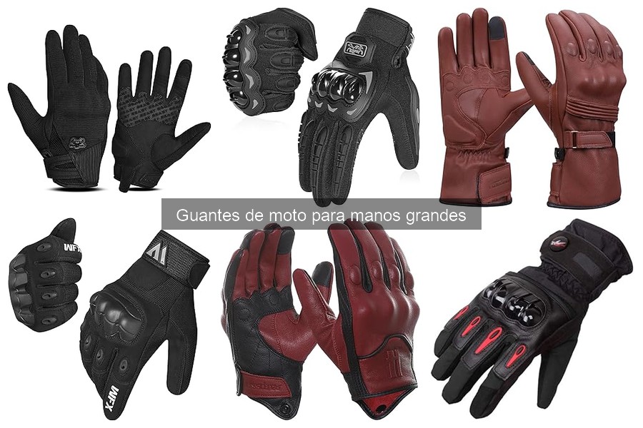 Guía para Elegir Guantes de Moto para Manos Grandes