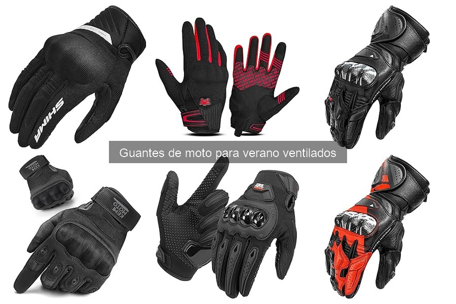 Guía para elegir guantes de moto ventilados para verano