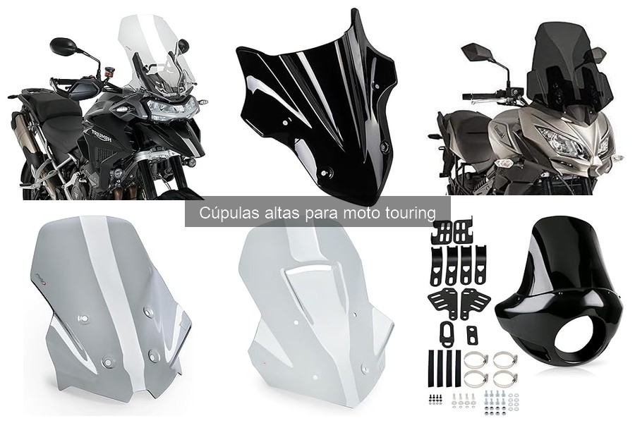 Guía para elegir la cúpula alta para tu moto touring
