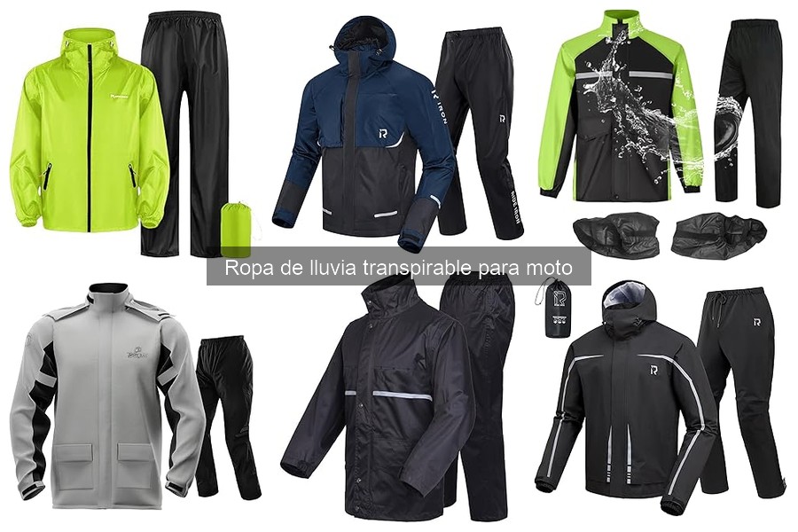 Guía para elegir la mejor ropa de lluvia para moto