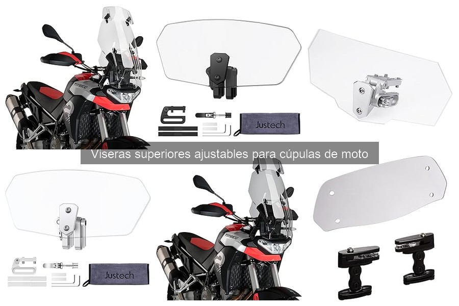 Guía para elegir la visera superior ajustable para tu moto