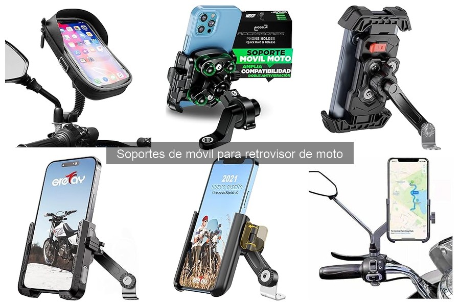 Guía para Elegir Soportes de Móvil para Retrovisor de Moto