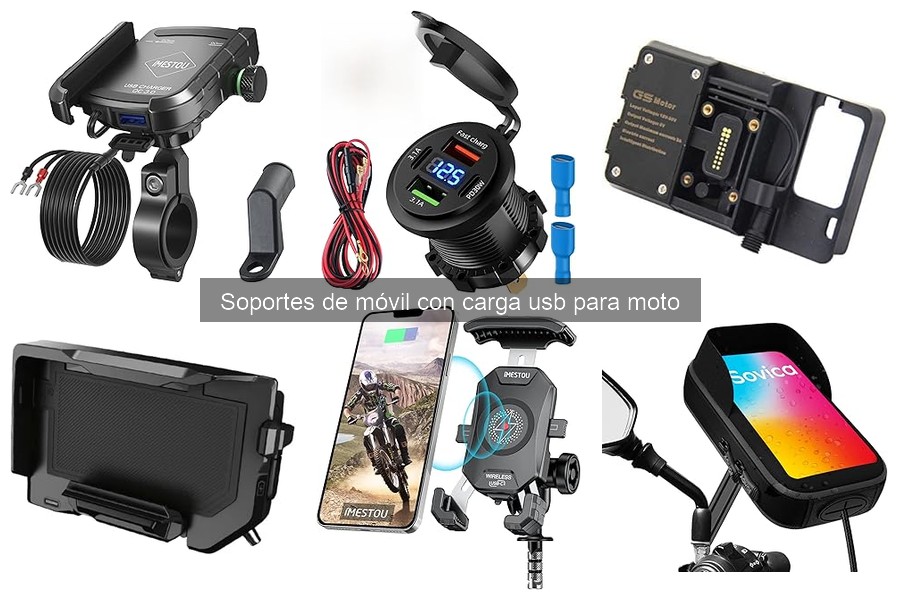 Guía para Instalar Soportes de Móvil con Carga USB en Moto