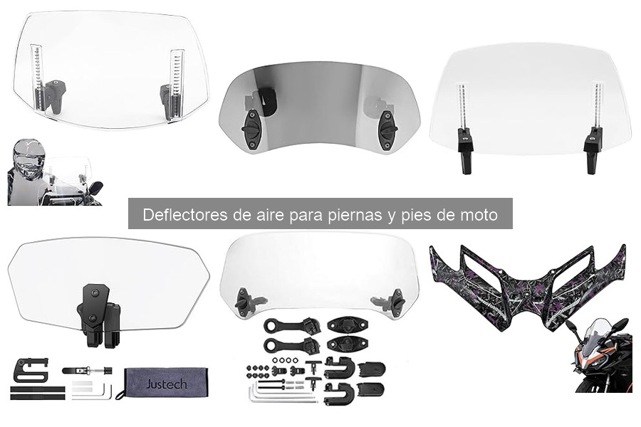 Importancia de los deflectores de aire para viajes largos en moto