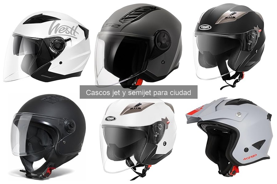 Importancia del casco jet en la ciudad: seguridad ante todo