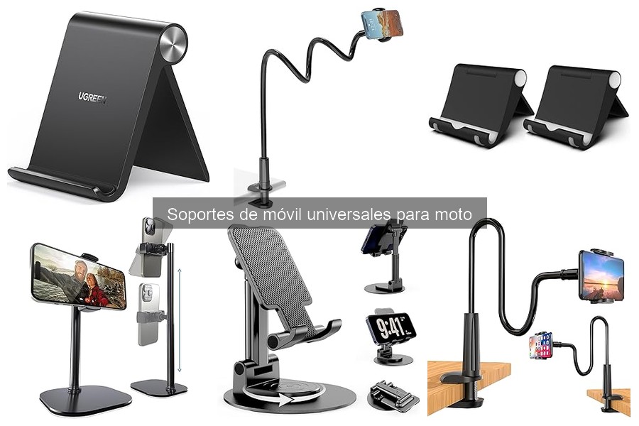 Innovaciones en soportes de móvil universales para moto