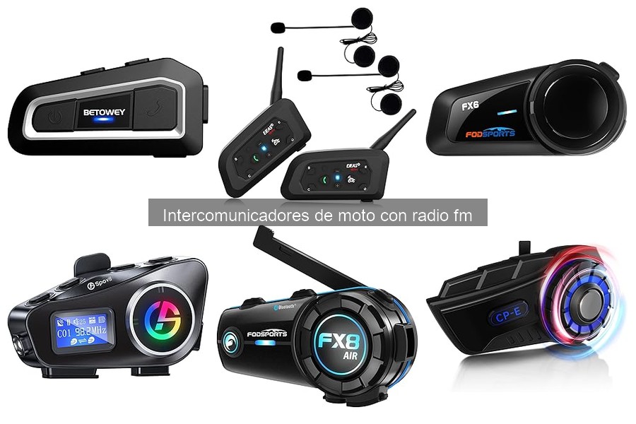 Intercomunicadores de moto con radio FM: ¿Qué son y cómo funcionan?