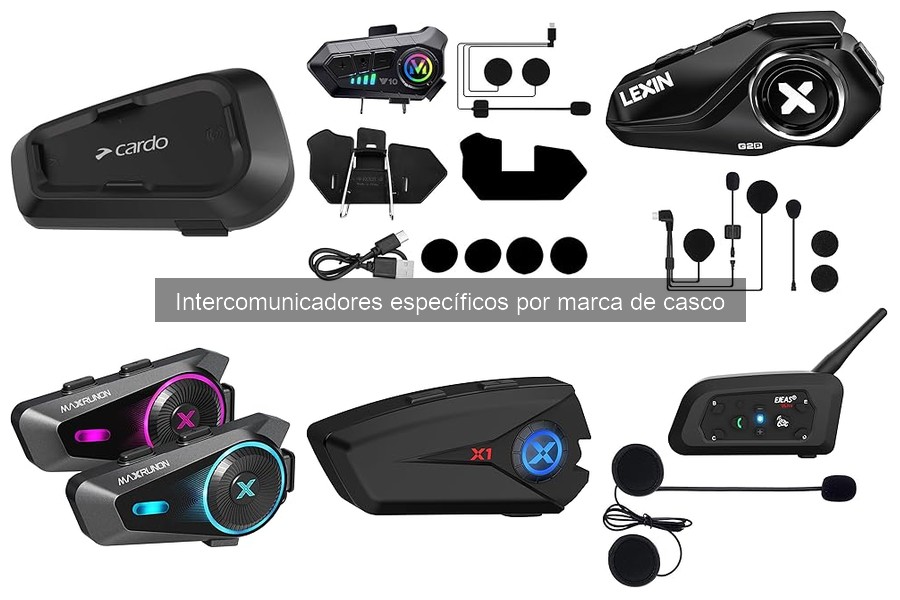 Intercomunicadores para casco con conexión a smartphones
