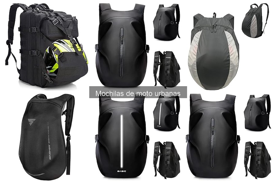 Las mejores mochilas de moto urbanas para uso diario