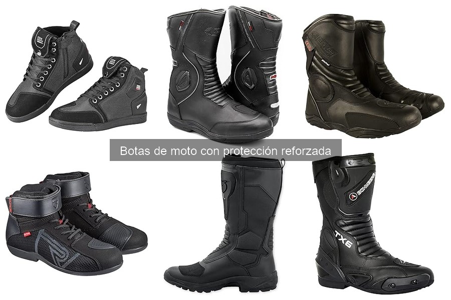 Los mejores materiales para botas de moto con protección reforzada