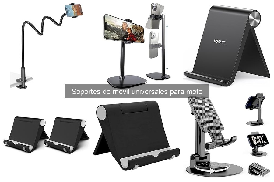 Los mejores soportes de móvil universales para moto