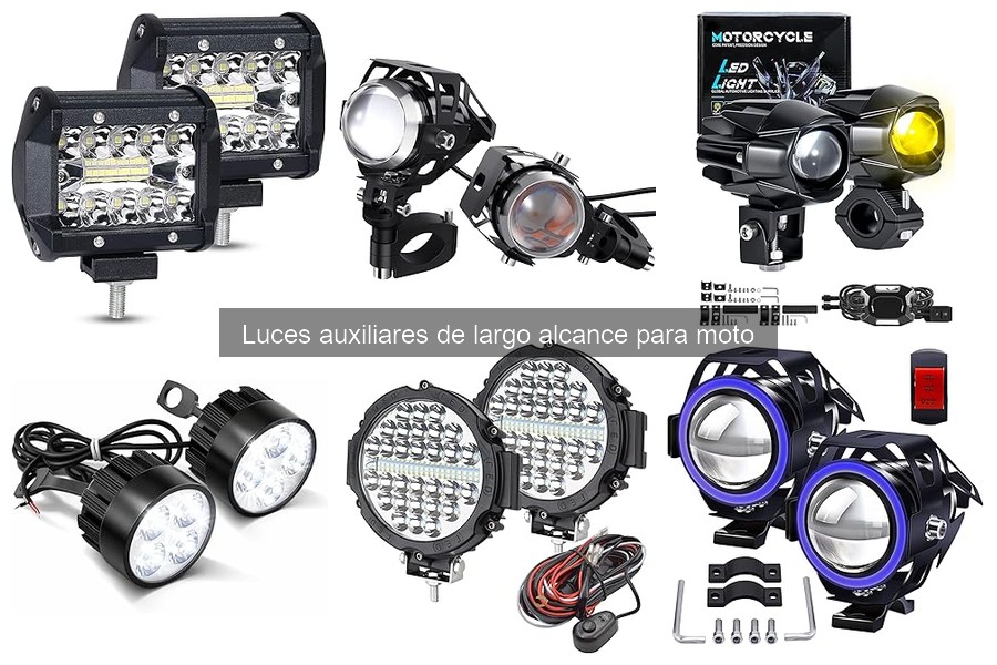 Luces Auxiliares de Largo Alcance para Moto: Mejor Visibilidad
