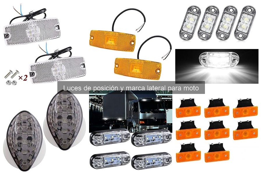 Luces de posición y marca lateral para moto: ¿Qué son?