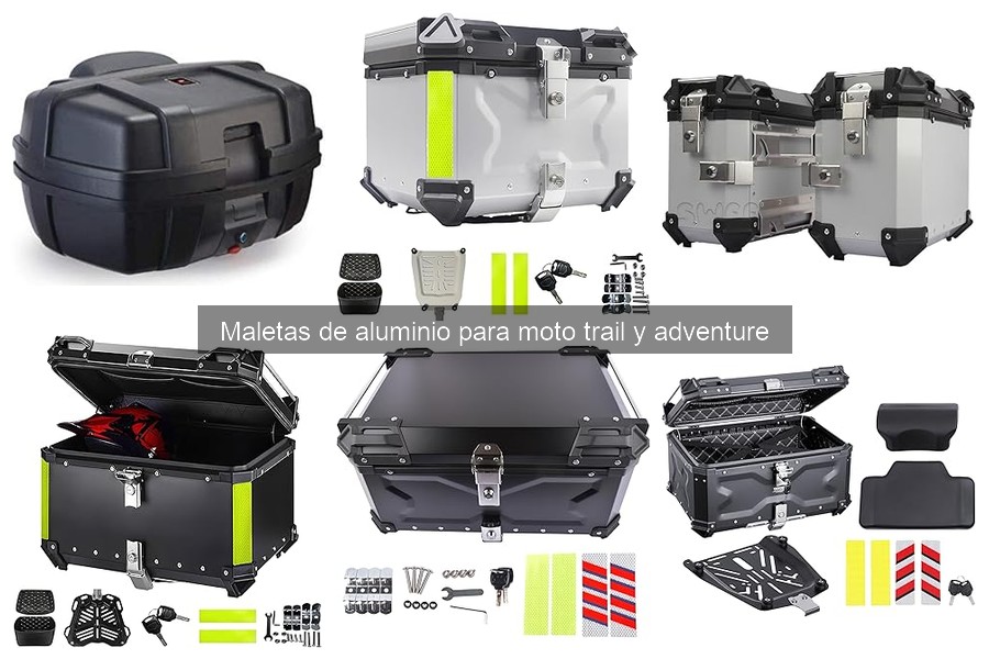 Maletas de aluminio para moto trail y adventure: características
