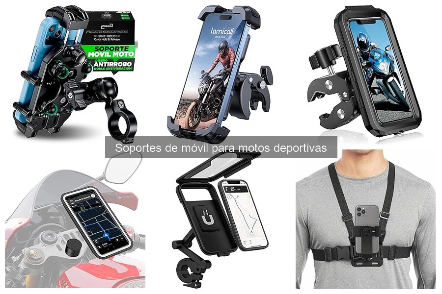 Mantén tu soporte de móvil para motos deportivas en perfecto estado