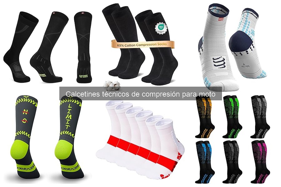 Mantén tus calcetines de compresión para moto en perfecto estado