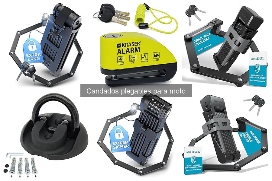 Mantenimiento de candados plegables para moto: consejos útiles