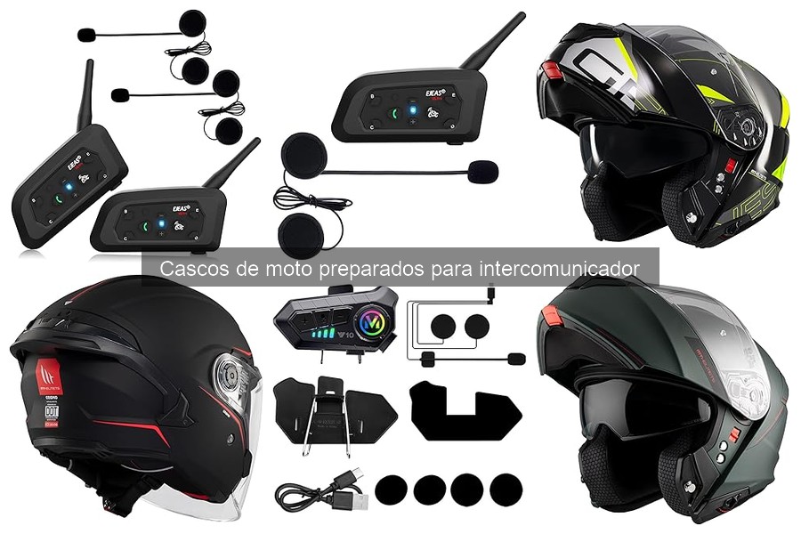 Mantenimiento de cascos de moto con intercomunicador