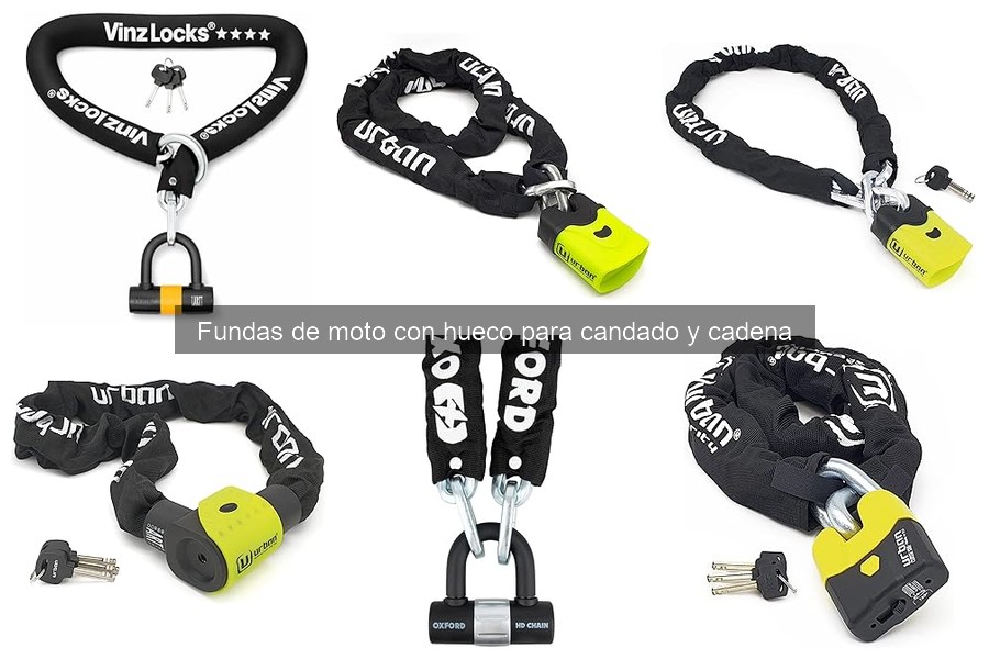 Mantenimiento de Fundas de Moto con Hueco para Candado y Cadena