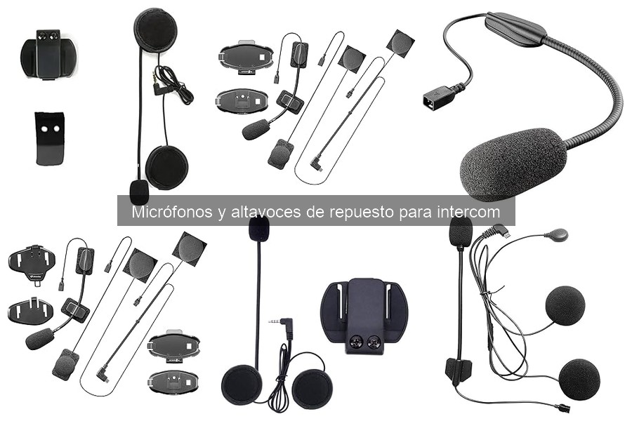 Mantenimiento de micrófonos y altavoces para intercom